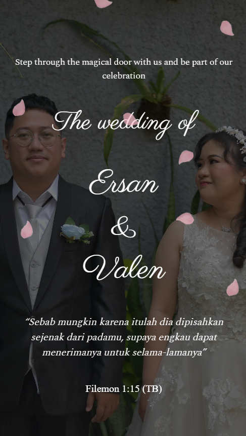 Wedding Invitation Page